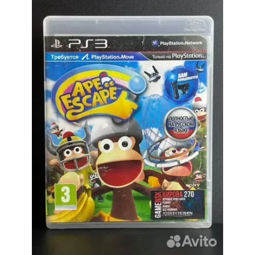Ape Escape PS3 (bles-01186) (Русская версия)