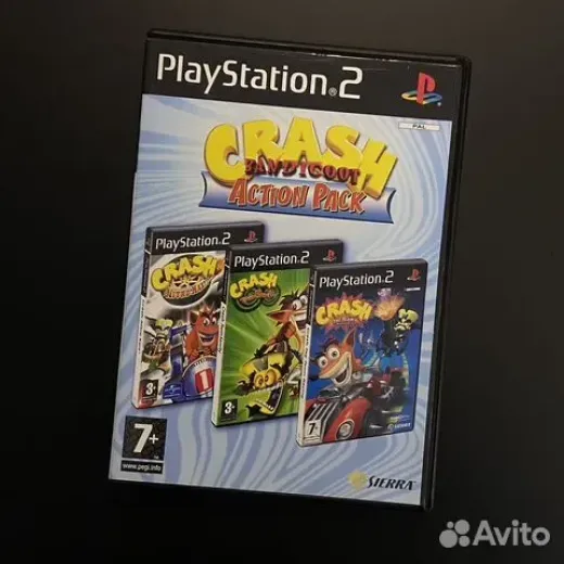 Crash Bandicoot Action Pack PS2 (sles-51511) (Англ