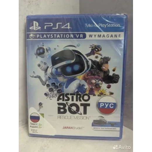 Astro Bot Rescue Mission PS4 NEW (cusa-12392) (Рус