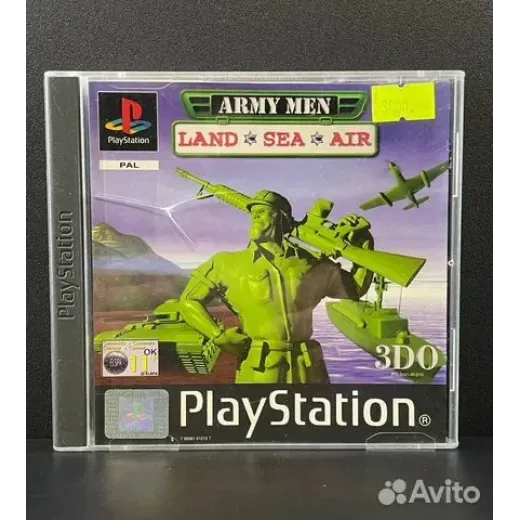 Army Men Land,Sea,Air PS1 (sles-03231) (Английская
