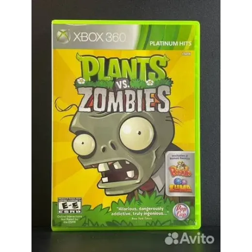 Plants vs Zombies Xbox 360 (ntsc) (Английская верс